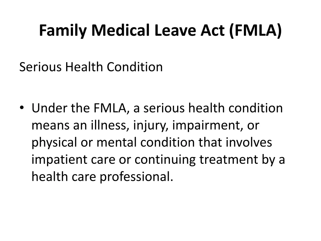 family medical leave act fmla 1