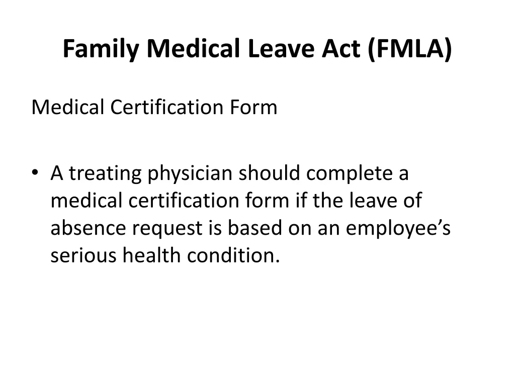 family medical leave act fmla 6
