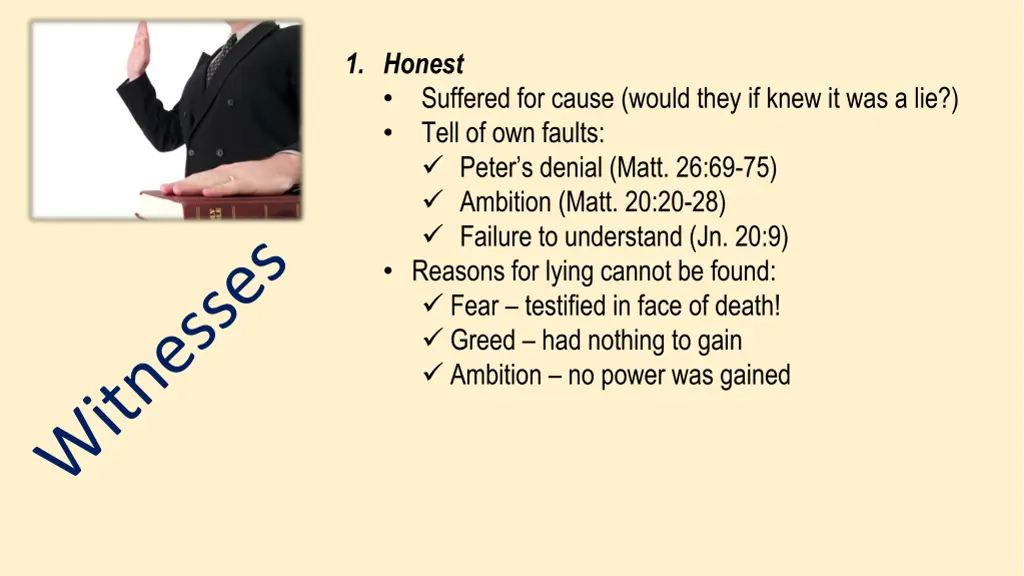 1 honest