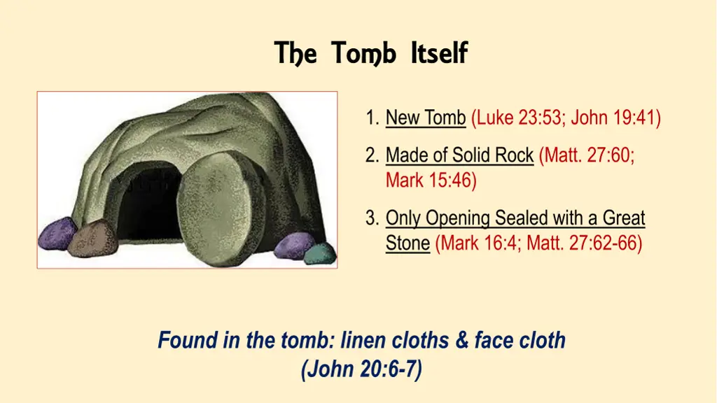 the tomb itself