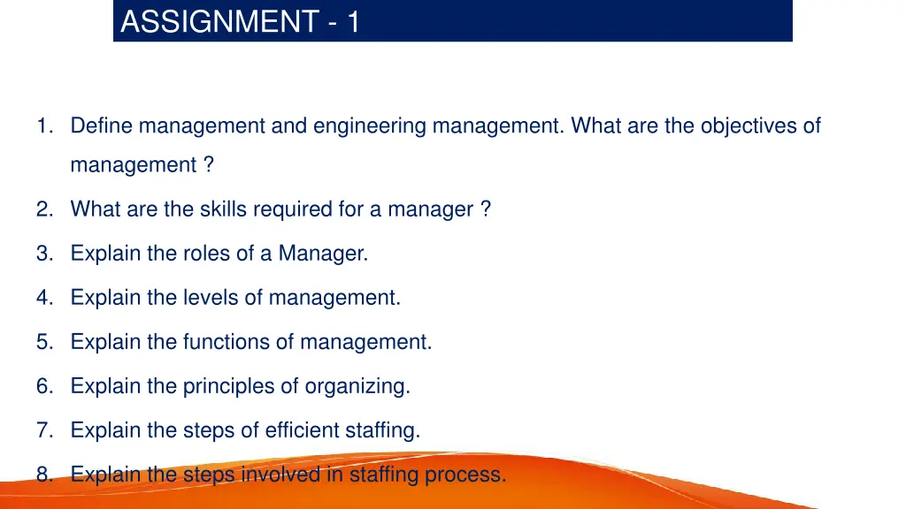 assignment 1