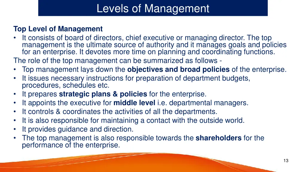 levels of management 2