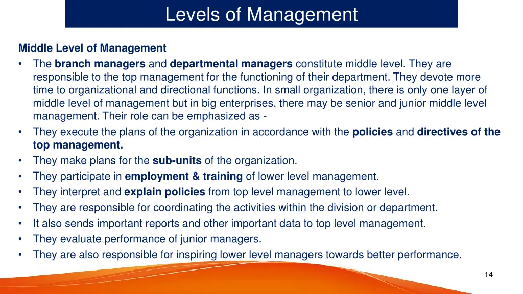 levels of management 3