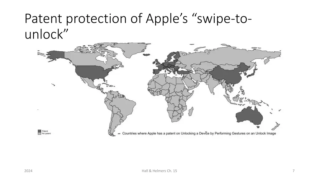 patent protection of apple s swipe to unlock