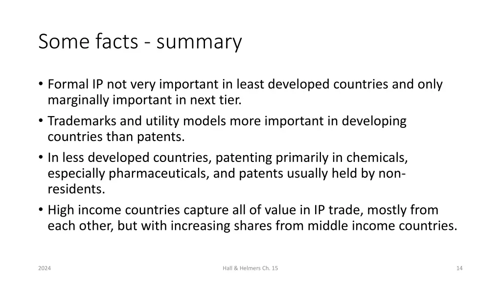 some facts summary