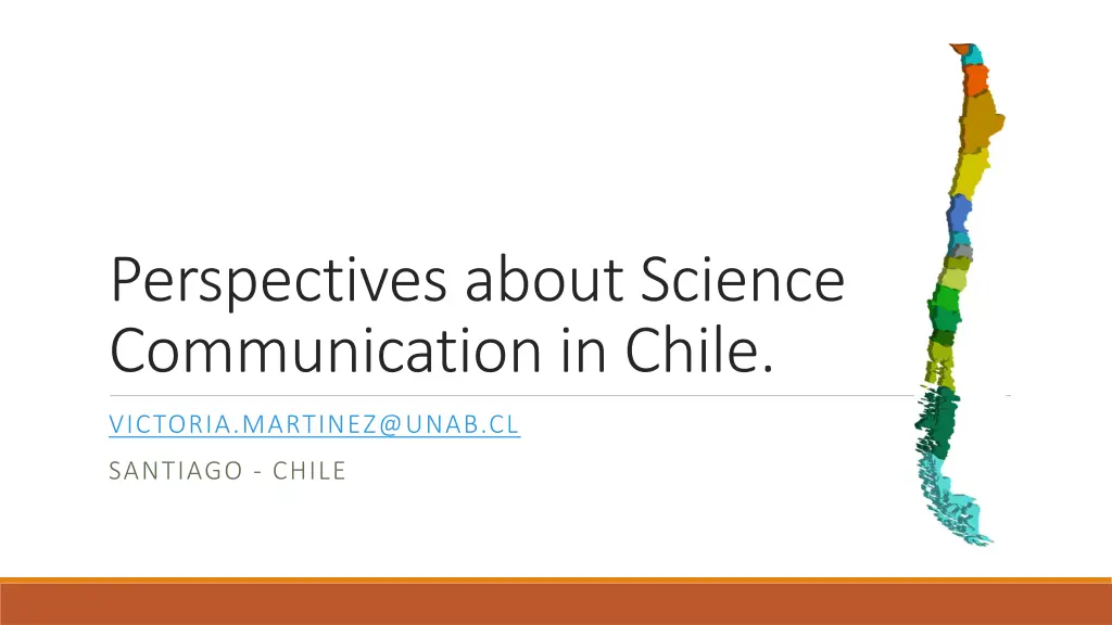 perspectives about science communication in chile