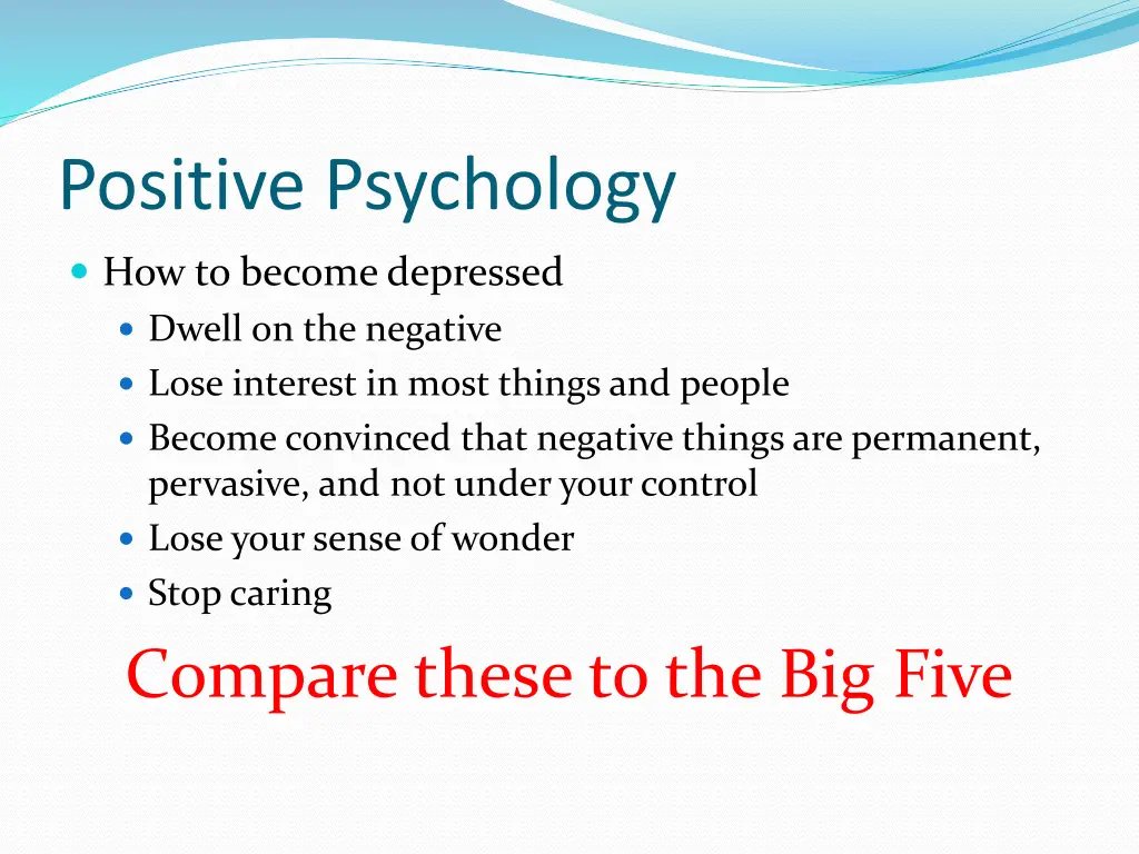 positive psychology 6