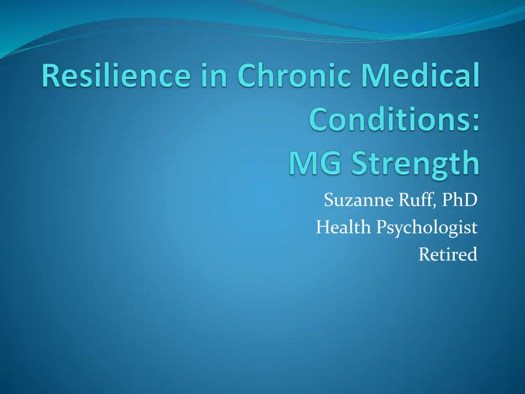 suzanne ruff phd health psychologist