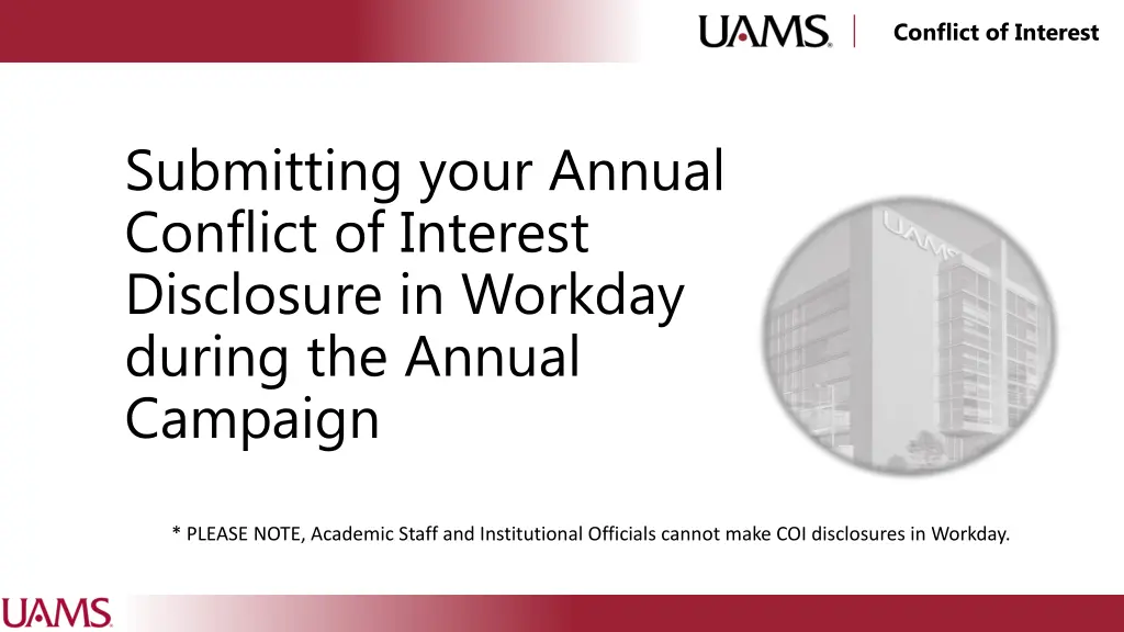 conflict of interest