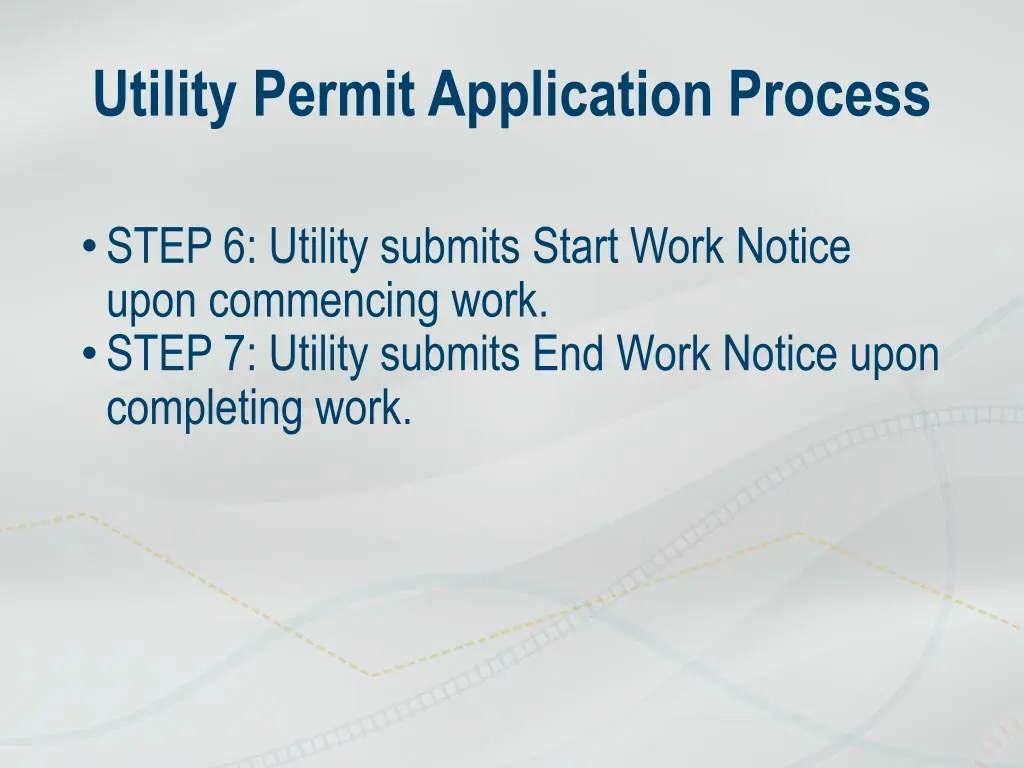 utility permit application process 1
