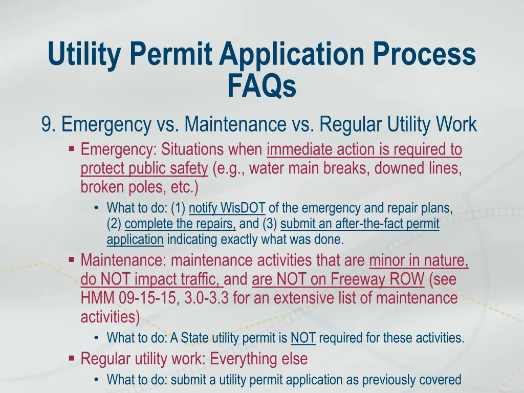 utility permit application process faqs 3