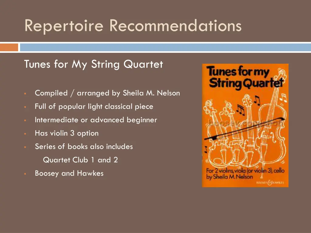 repertoire recommendations 3