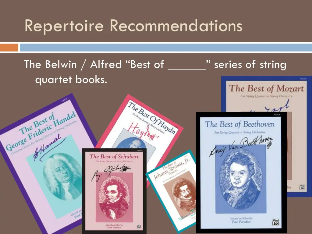 repertoire recommendations 6