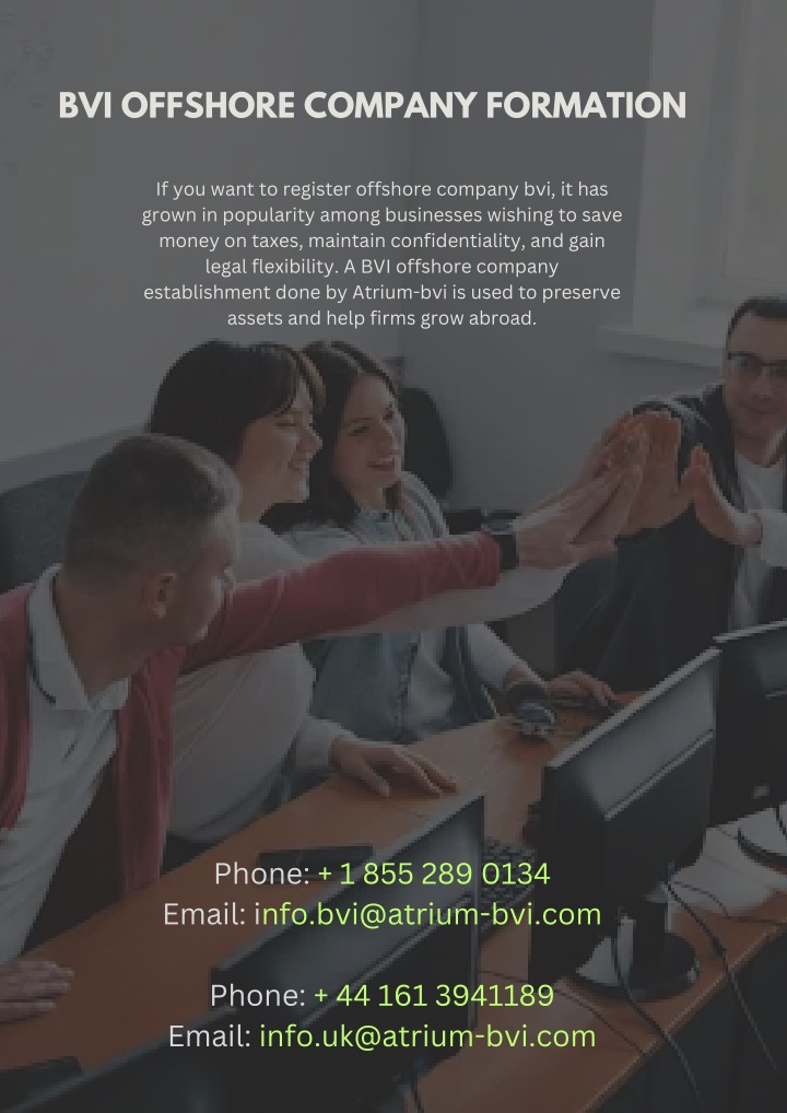 bvi offshore company formation
