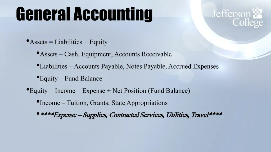 general accounting