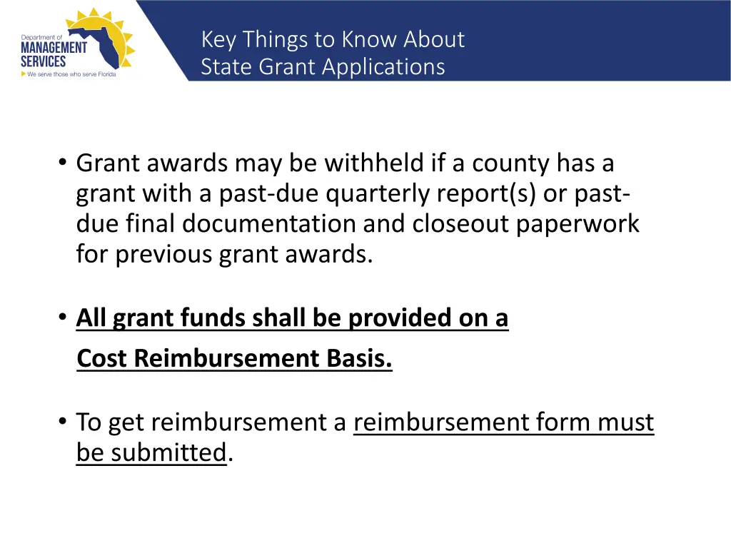key things to know about state grant applications 5