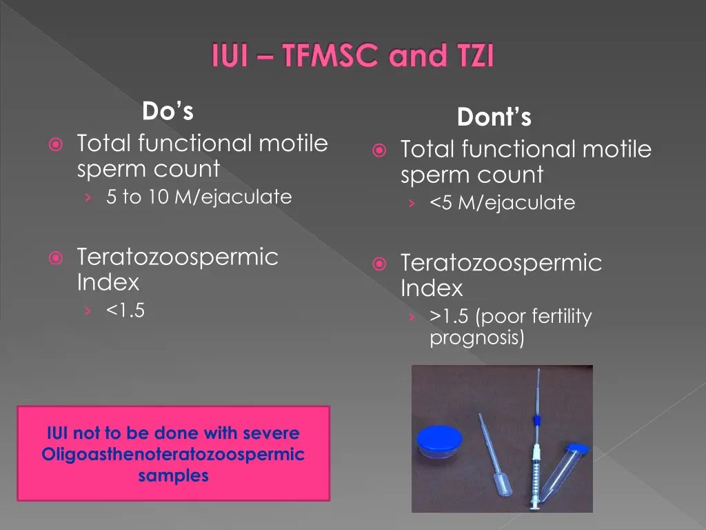iui tfmsc and tzi