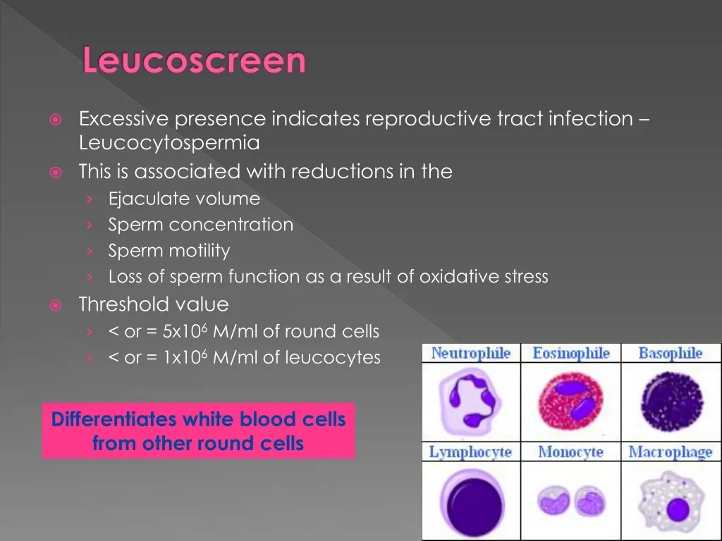 leucoscreen