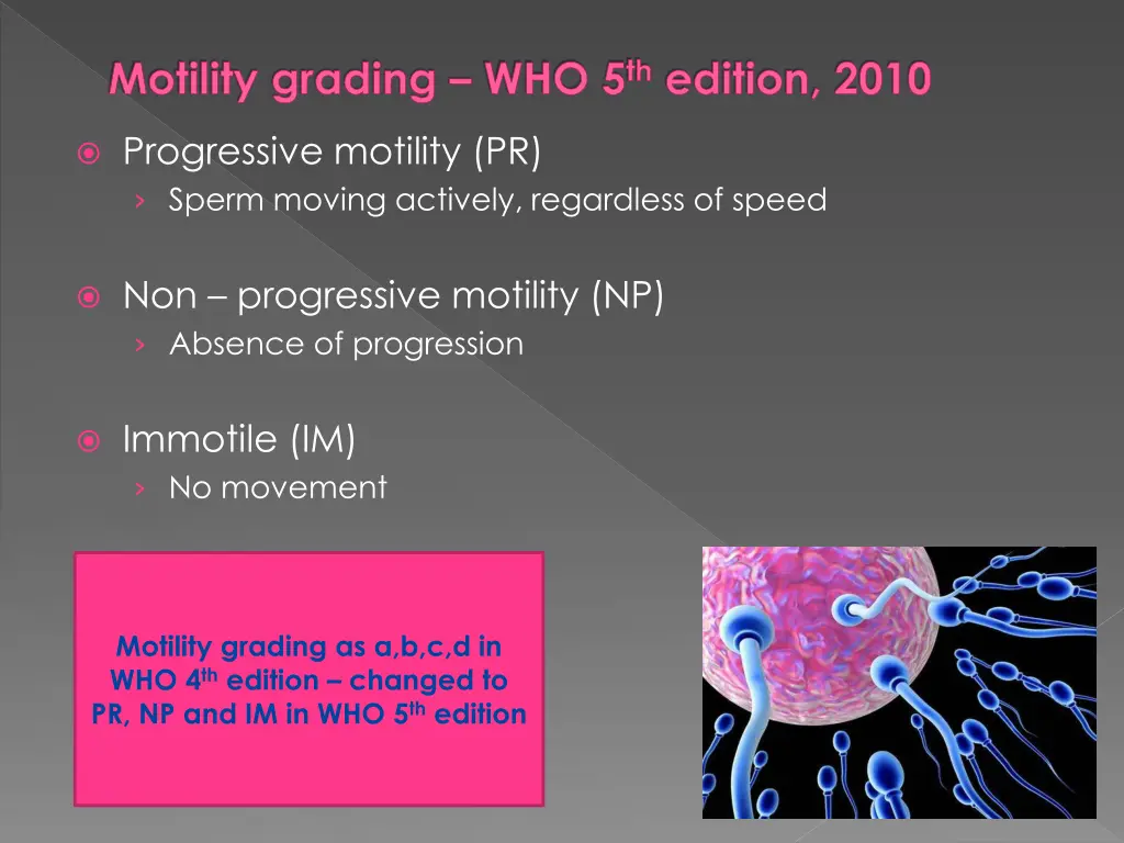 motility grading who 5 th edition 2010