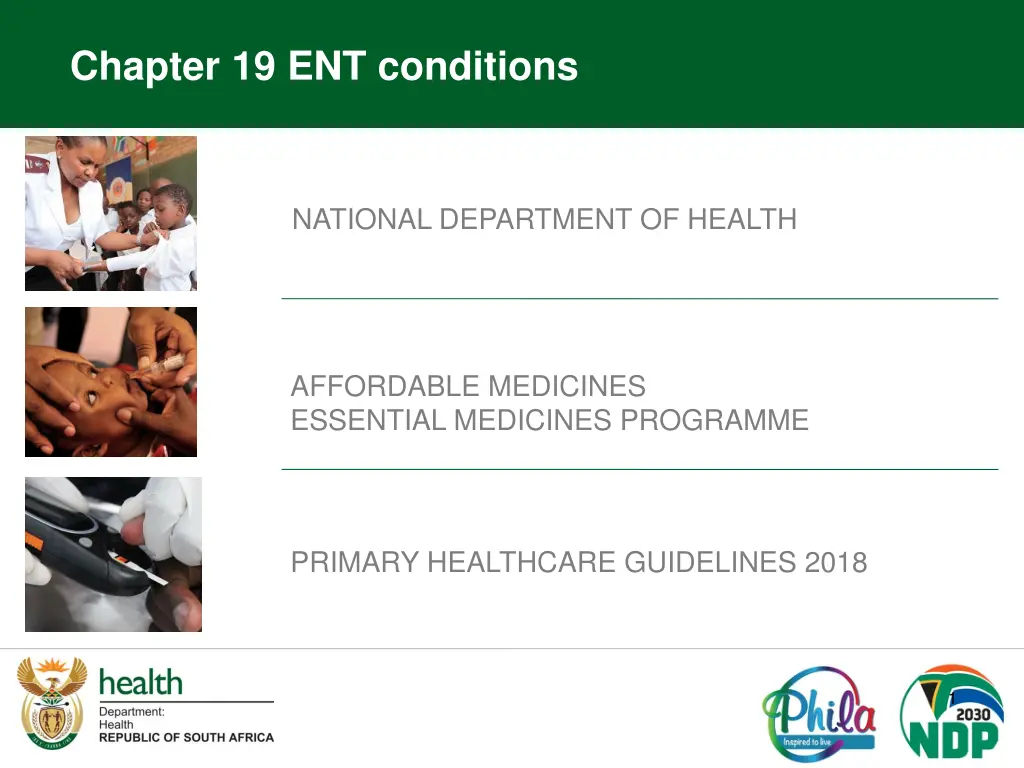 chapter 19 ent conditions