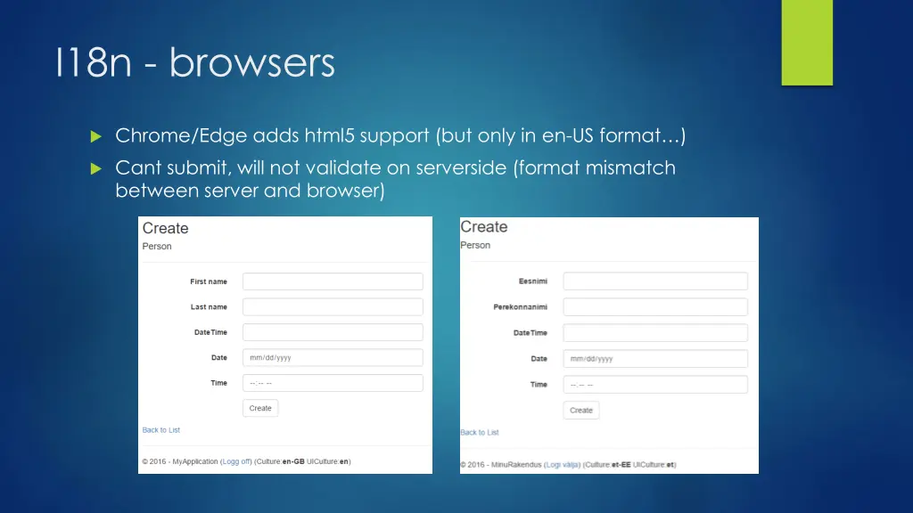 i18n browsers
