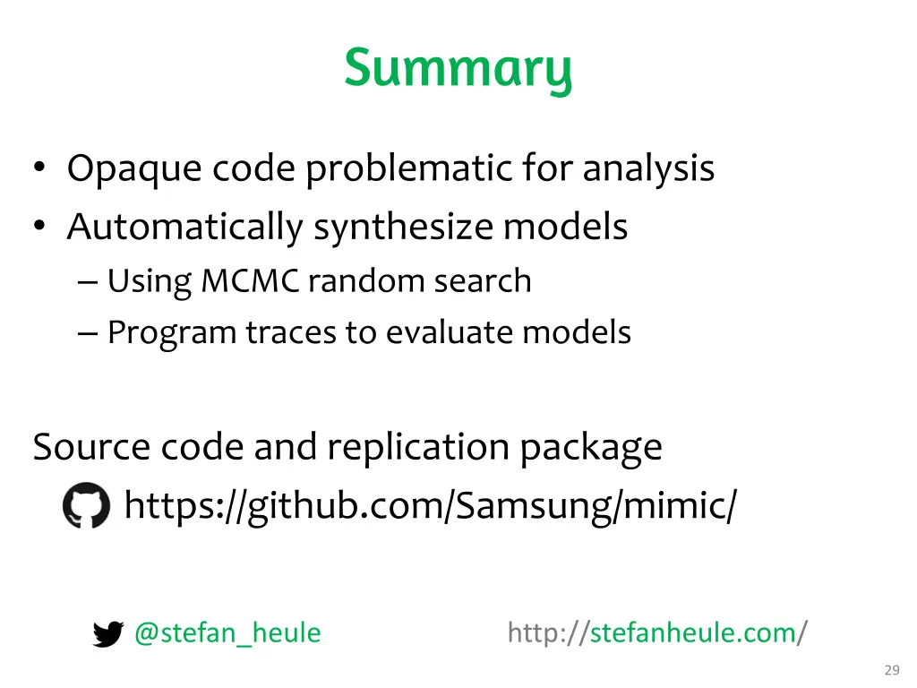 summary
