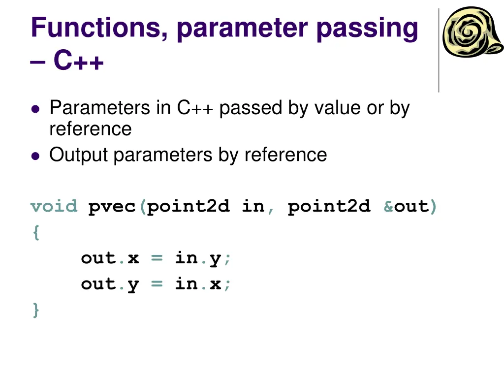 functions parameter passing c 1