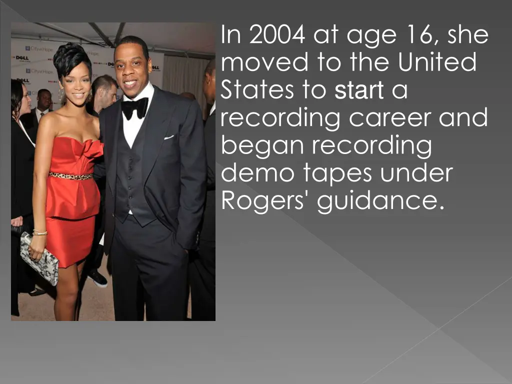 in 2004 at age 16 she moved to the united states