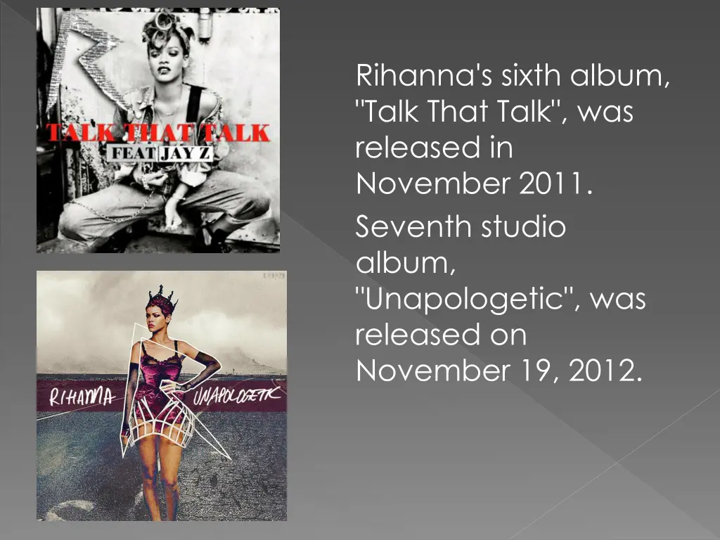 rihanna s sixth album talk that talk was released