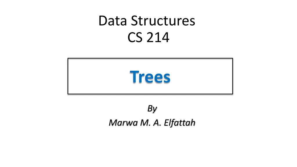 data structures cs 214