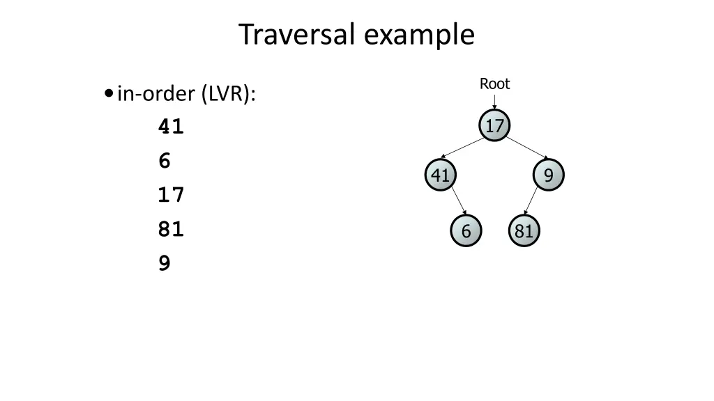 traversal example