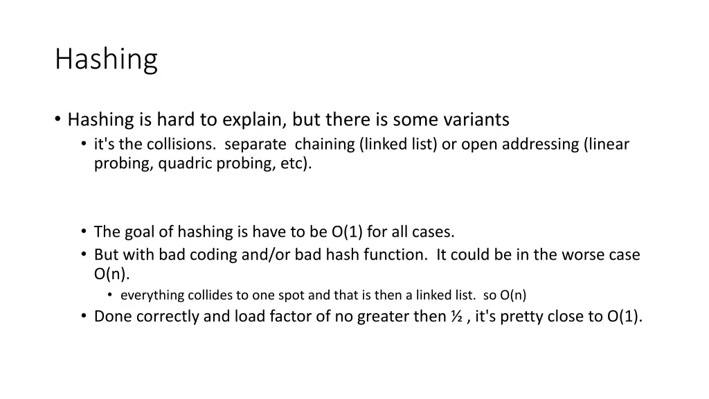 hashing