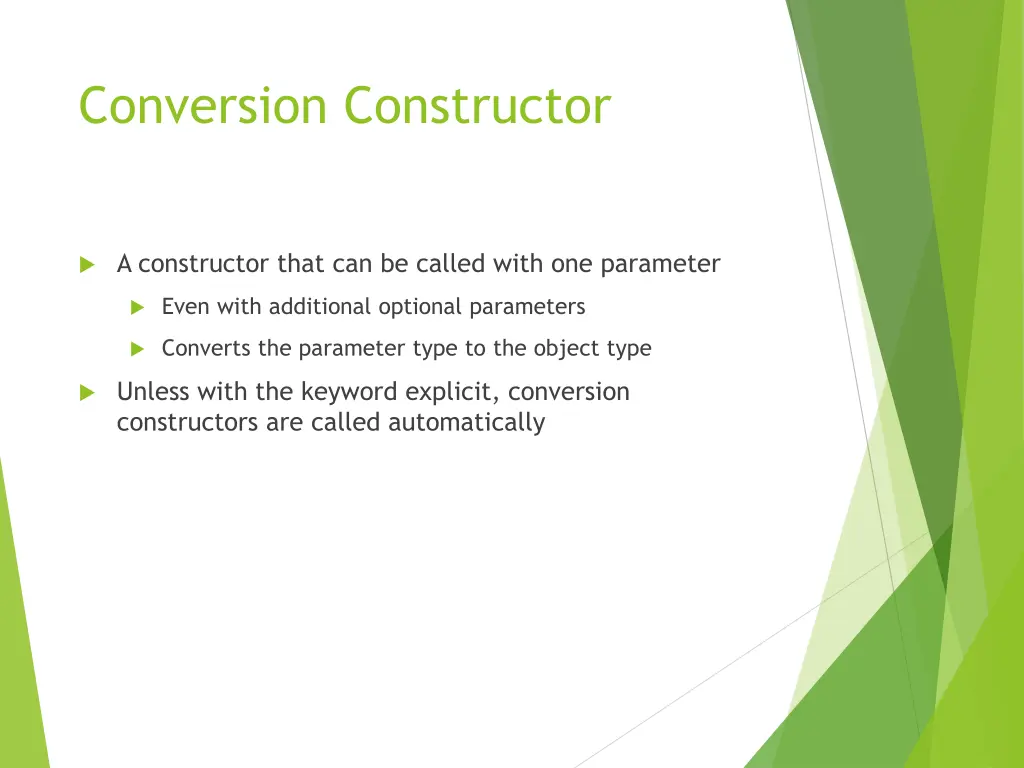 conversion constructor