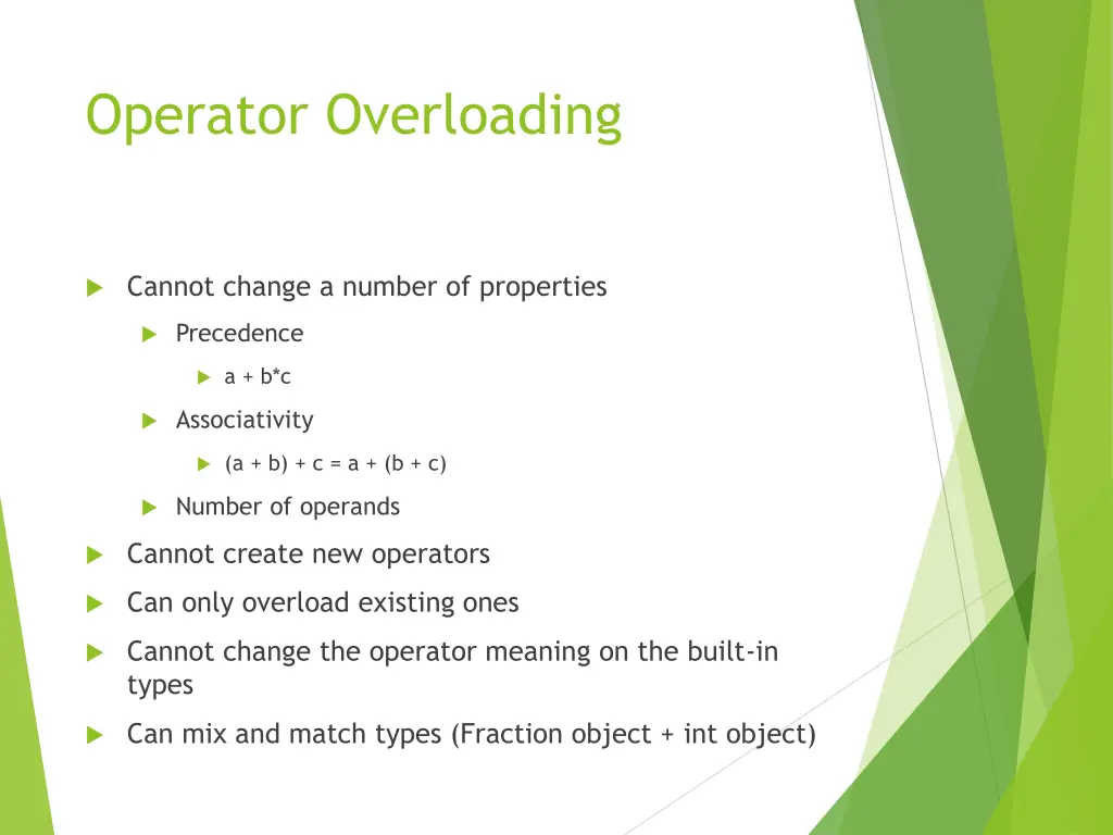 operator overloading