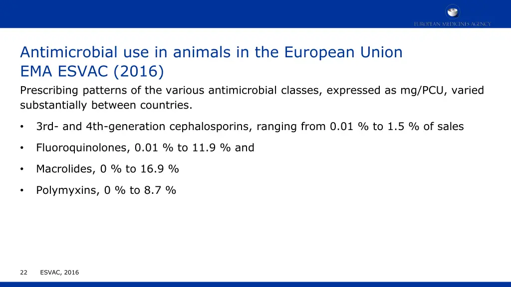 antimicrobial use in animals in the european 1