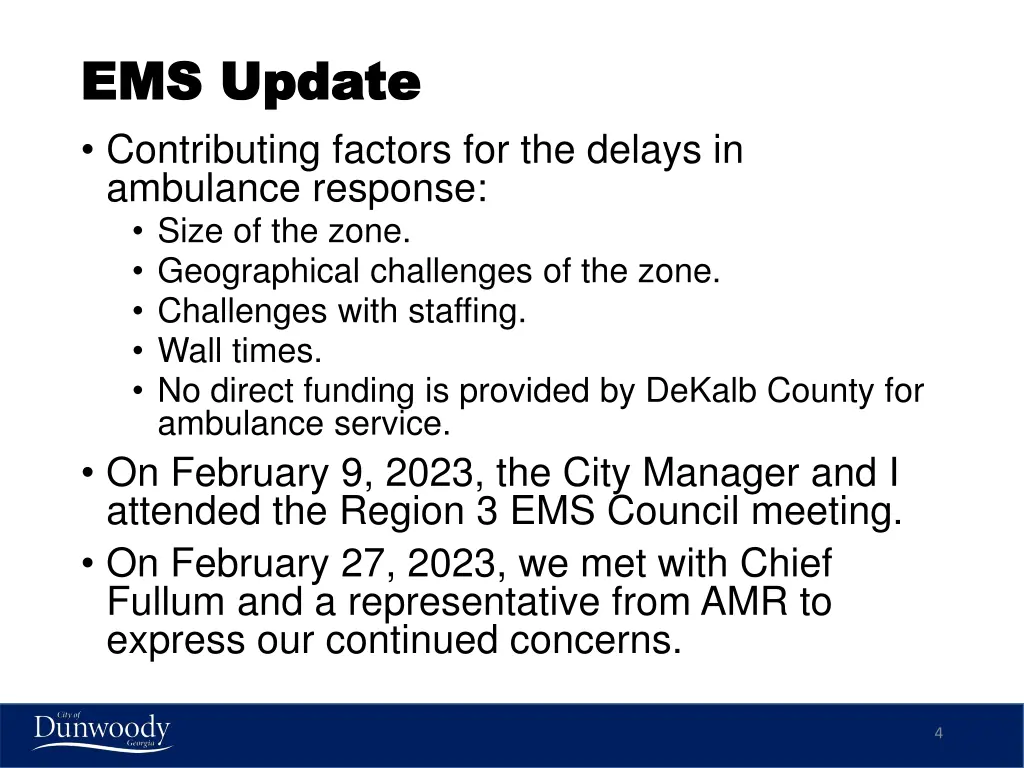 ems update ems update contributing factors