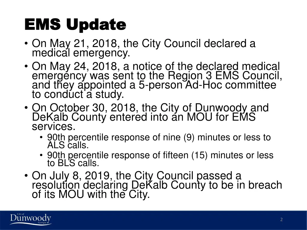 ems update ems update on may 21 2018 the city