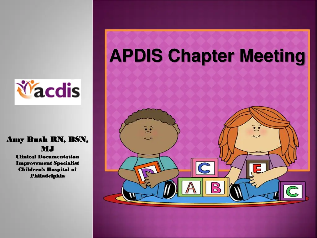 apdis chapter meeting