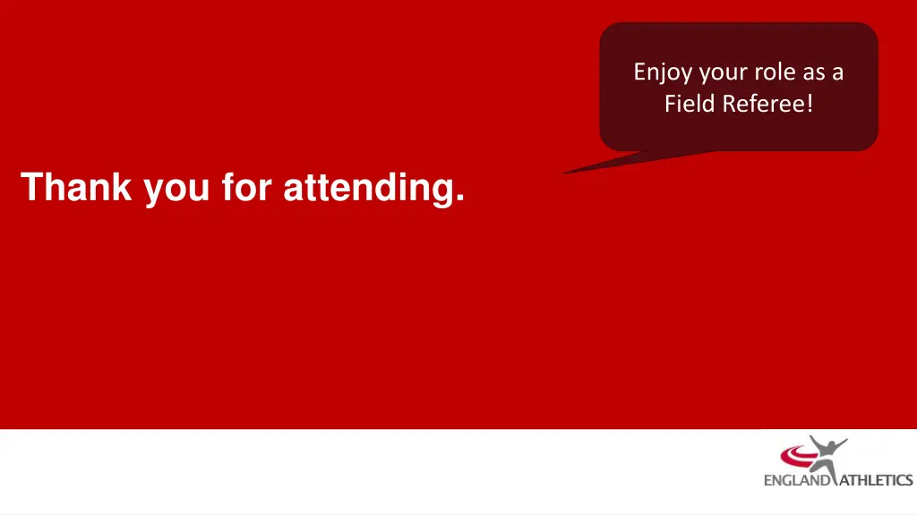 enjoy your role as a field referee