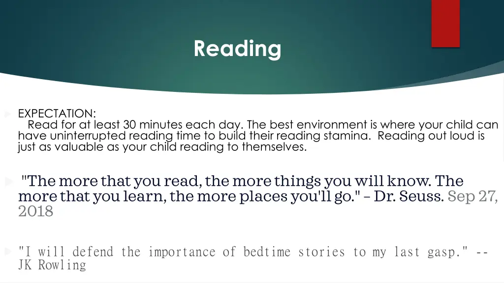 reading
