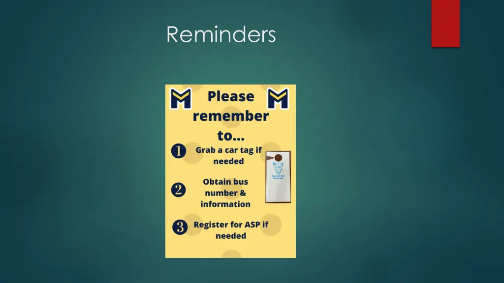 reminders