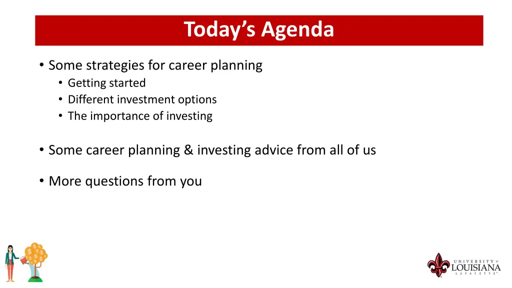 today s agenda