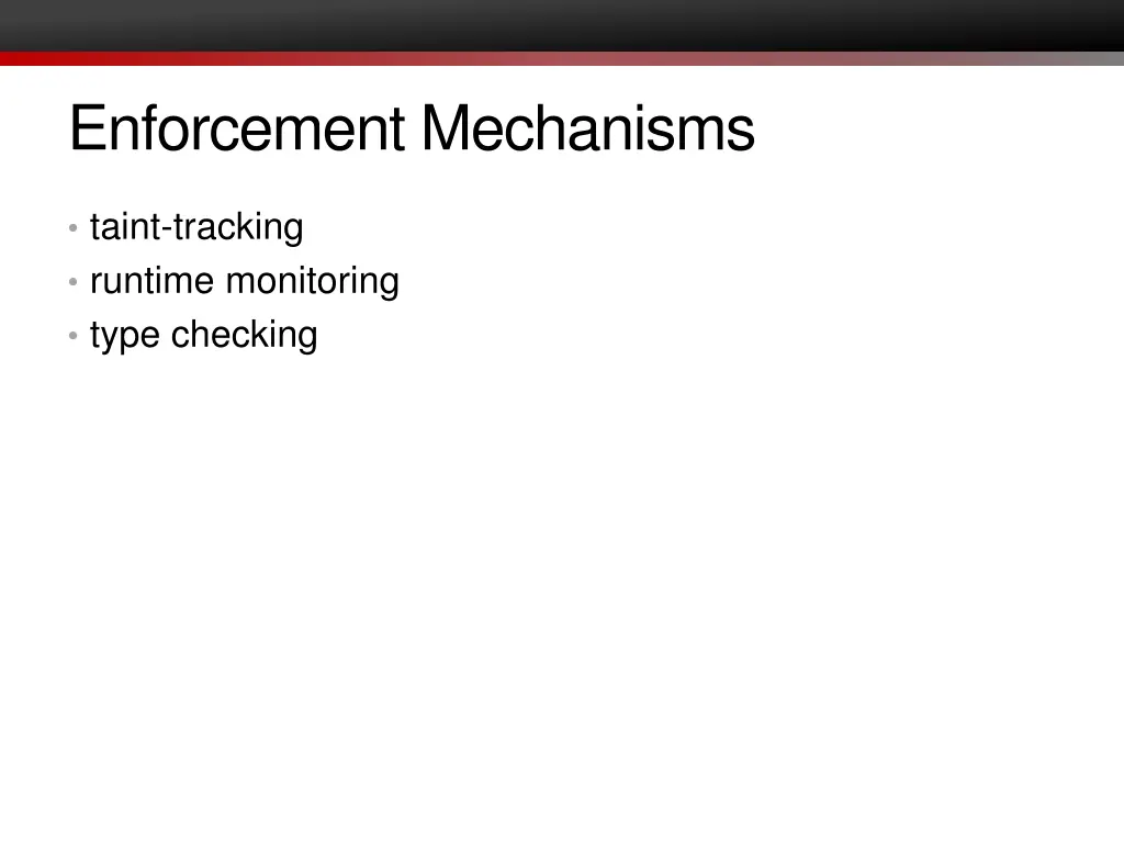 enforcement mechanisms
