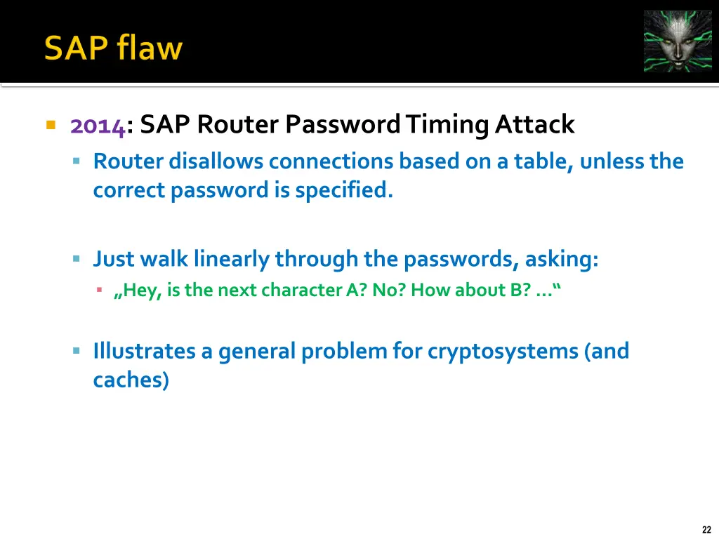 2014 sap router password timing attack router