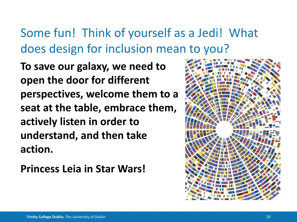 some fun think of yourself as a jedi what does