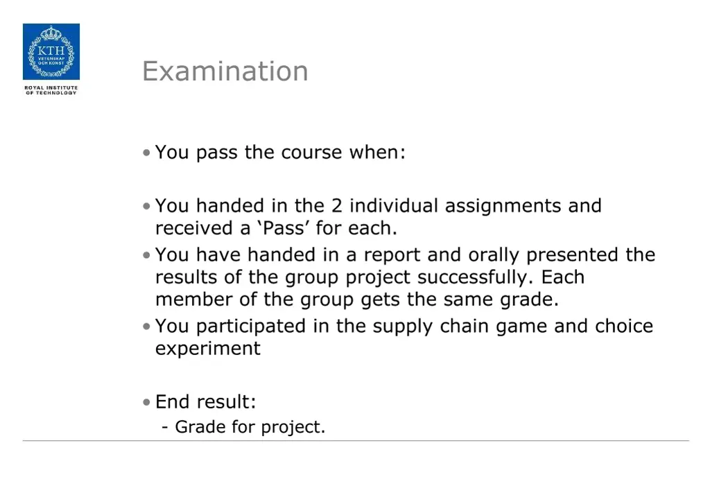 examination