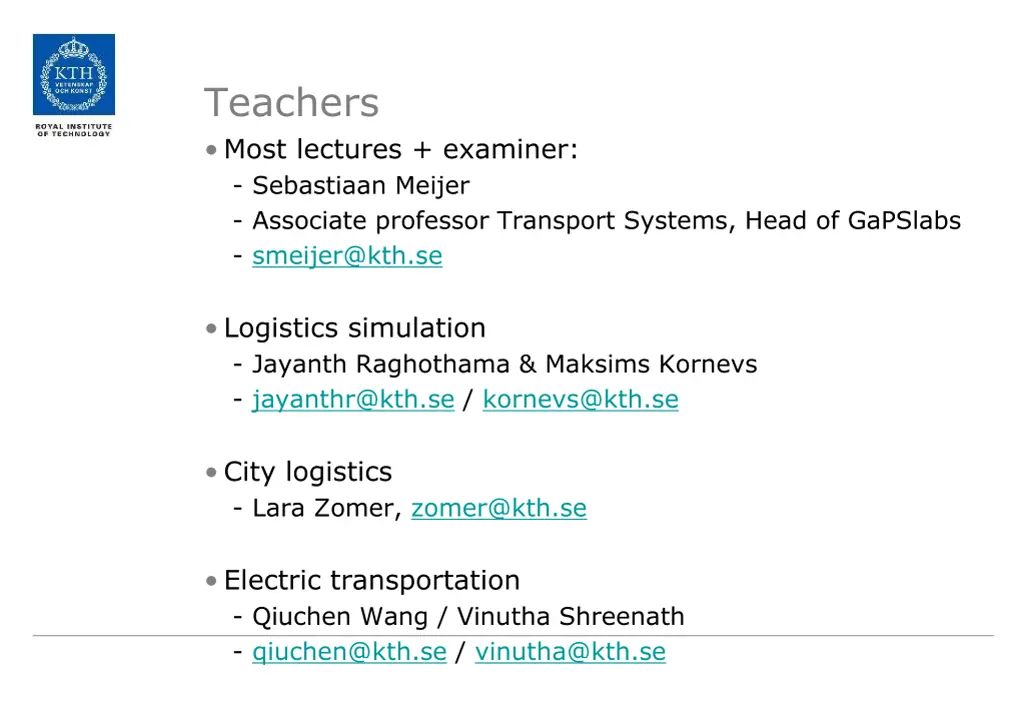 teachers most lectures examiner sebastiaan meijer