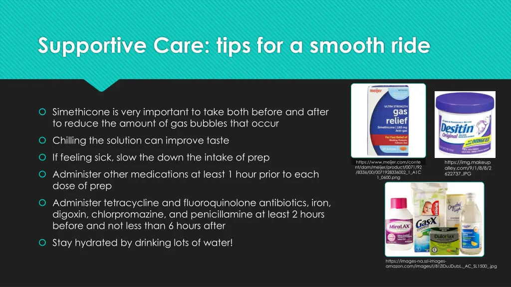 supportive care tips for a smooth ride