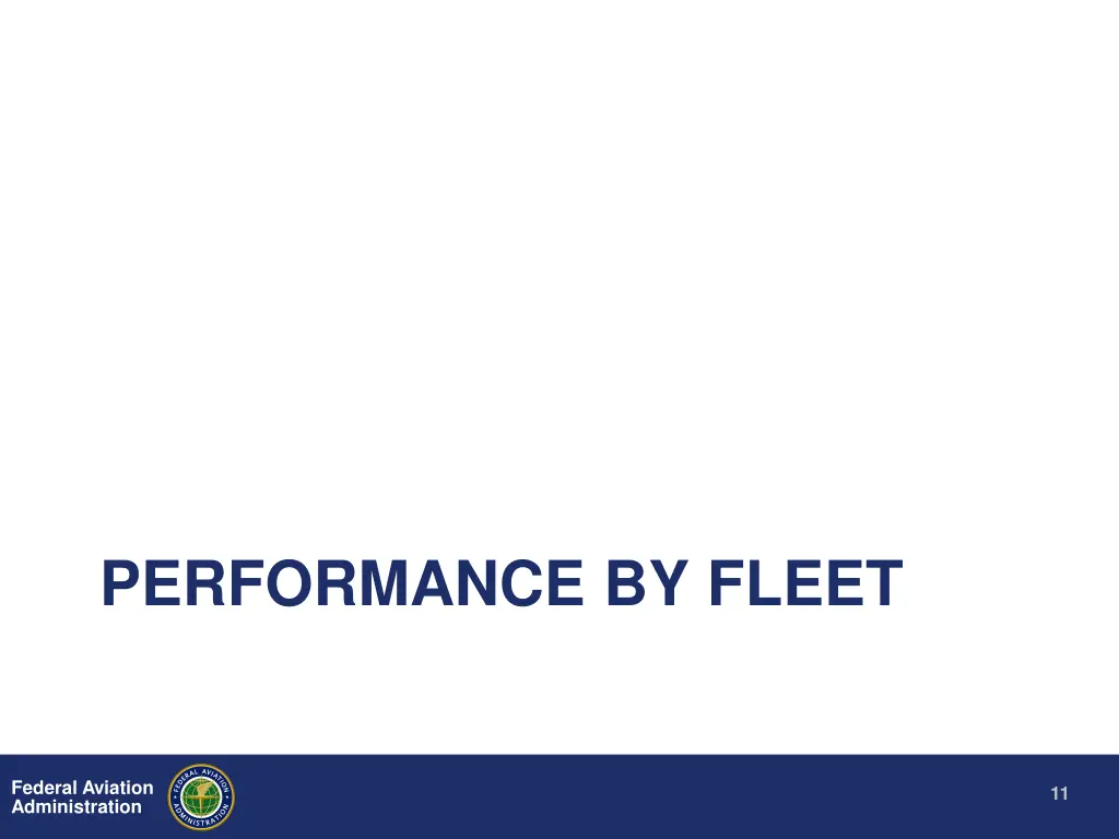 performance by fleet