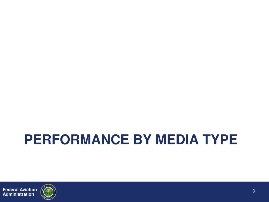 performance by media type